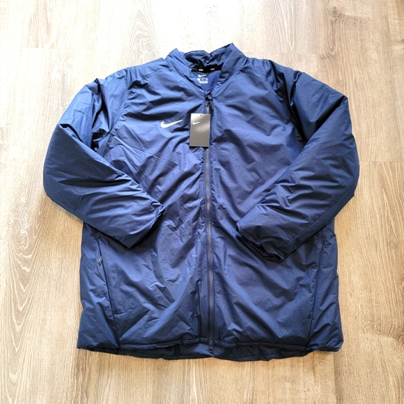 BRAND NEW Nike XS Navy Blue Goose Down Bomber Jacket Men's Size XL